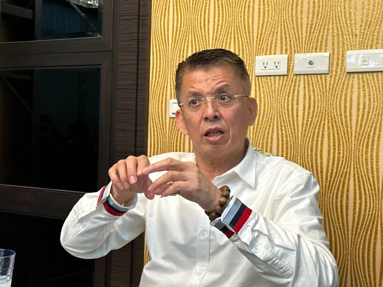 陳志聲建議，新年購屋謹慎保守為上。王鈞生攝