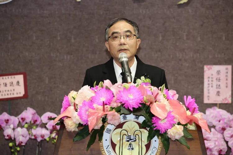 陳文章提台大未來4點使命。朱世閎攝