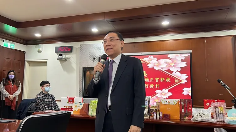 法務部長蔡清祥。陳彩玲攝