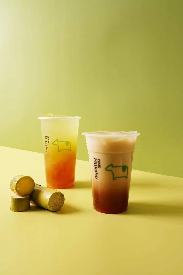 迷客夏全新甘蔗杯系列飲品甘蔗杯3Q和甘娜堤。業者提供