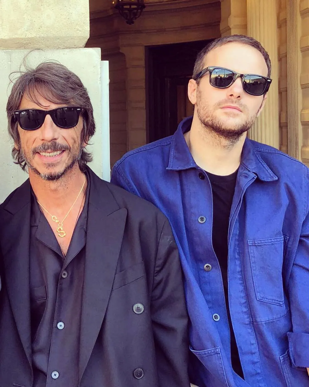 Sabato De Sarno（右）是义大利精品VALENTINO创意总监Pierpaolo Piccioli长年的得力左右手。翻摄sabatods IG