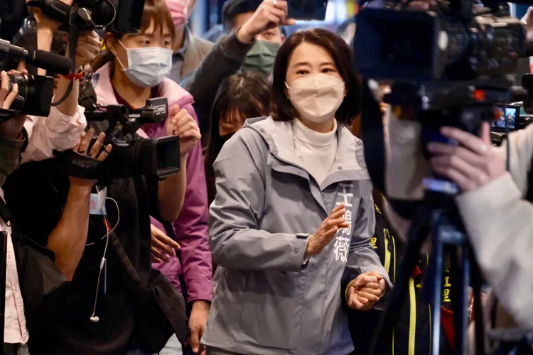 王鴻薇自行宣布當選。陳志淵攝