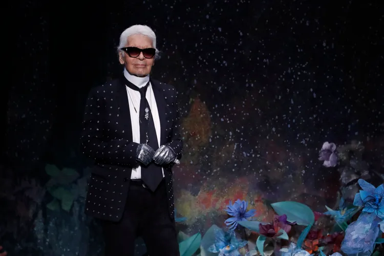 已故時尚大師「老佛爺」卡爾拉格婓。法新社