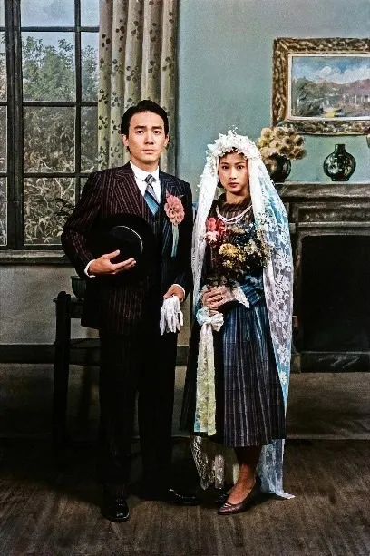 梁朝偉（左）和辛樹芬。牽猴子提供