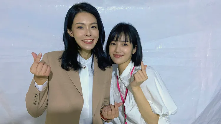 高虹安（左）與徐千晴。翻攝自徐千晴臉書