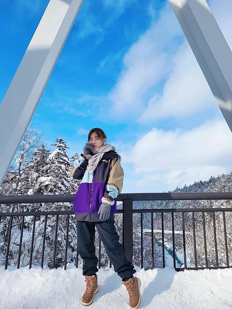 陳沂悠哉赴北海道旅遊。翻攝自陳沂臉書