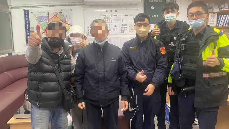 家屬對於警方熱心協助十分感激。三重警分局提供