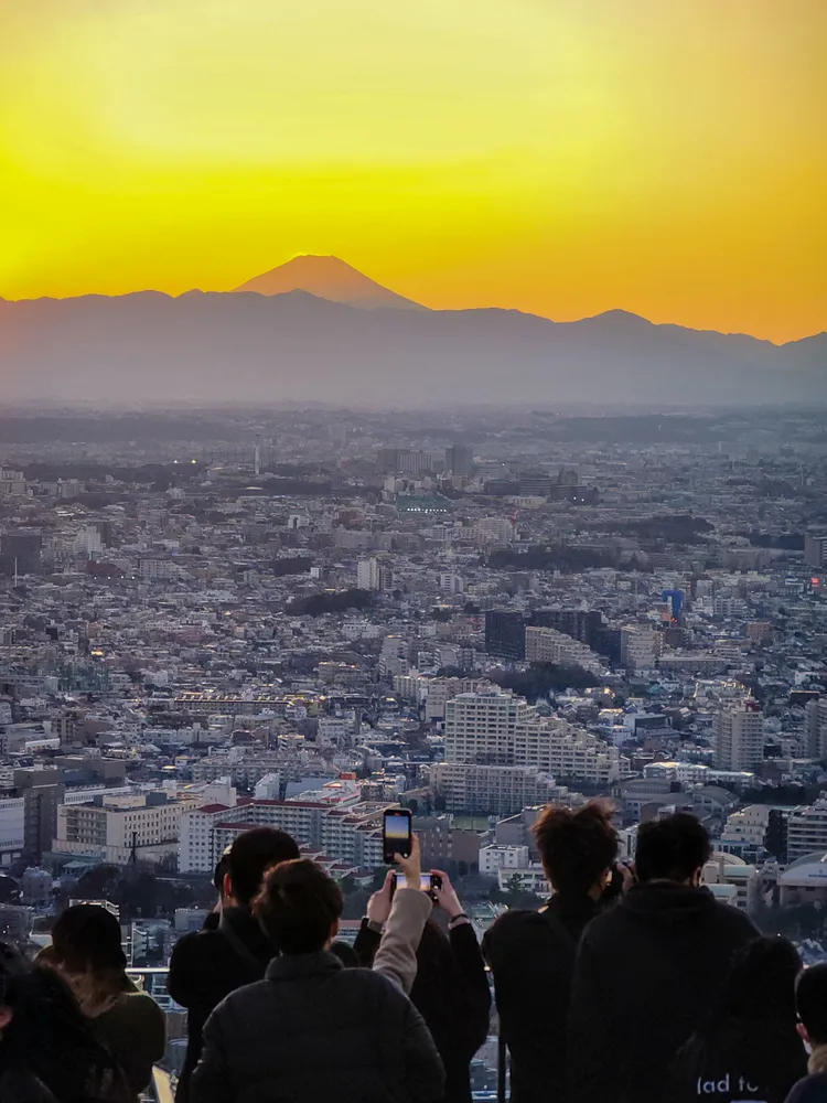 東京目前最熱門的觀景平台「東京澀谷天空（SHIBUYA SKY）」。田欣雲攝