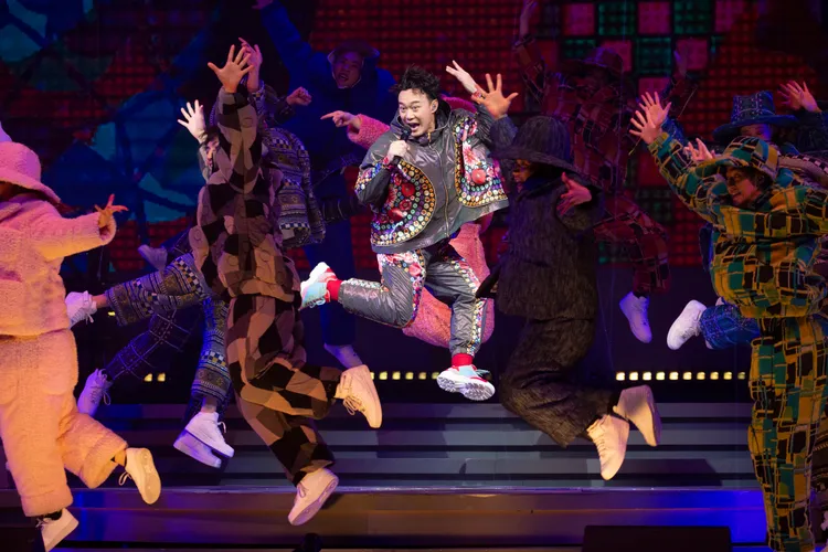 陳奕迅演唱會精力充沛。ESL Limited提供