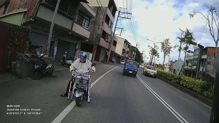 該名阿伯其實似乎沒有記取教訓。讀者提供