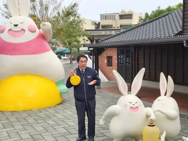 黃偉哲邀請遊客來台南鹽水體驗動靜皆宜的節慶活動。王志弘攝