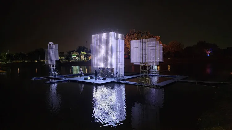 作品：夜市蜃樓。文化局提供