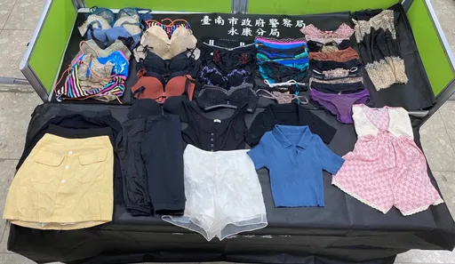 台南28歲內衣大盜栽了!狂偷50件「不辣甲」嗅聞 警提預防性羈押