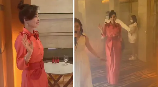 張庭盛裝重返上海公司女王再臨 網友狂猜傳銷官司可能安全過關