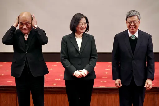 蔡英文正式宣布陳建仁組閣! 感謝大仁哥這件事