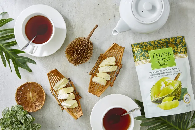 THAYA冷凍乾燥榴槤果乾，售價179元。業者提供