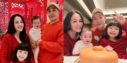 藍鈞天過農曆年兼慶生好喜氣 愛子李家第四代萬紅一點綠