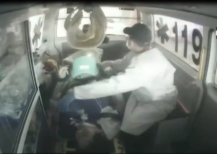 三胞胎中的大哥，因為傷重送醫不治。讀者提供