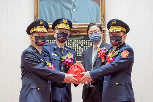 桃園警察局長吳坤旭到任 張善政期勉桃警團隊做好這些事