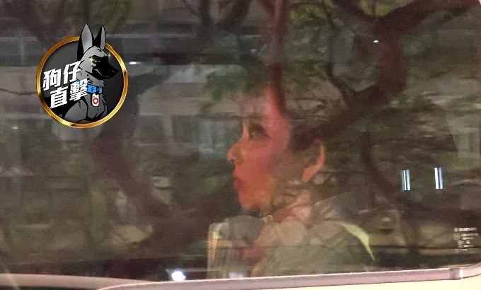 日籍藝人千田愛紗工作結束，駕駛75萬元的SUZUKI Jimny越野車，在車上發呆。特勤中心攝