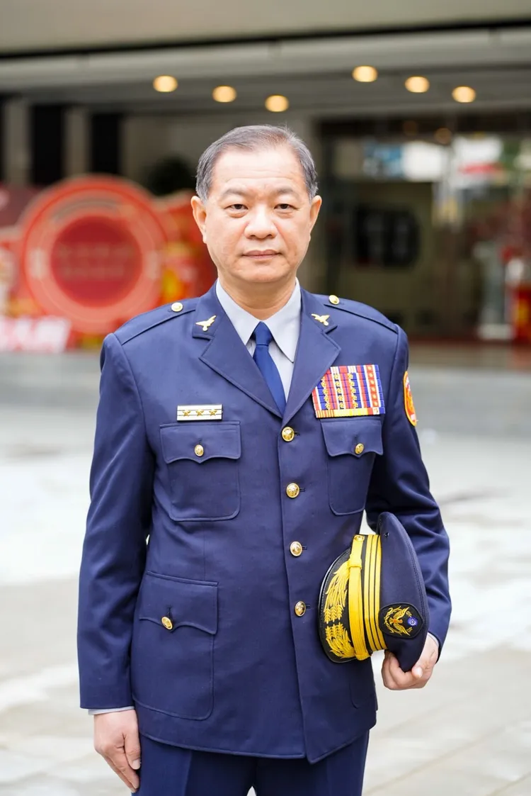 新北市新任警察局長廖訓誠為刑事背景出身，市長侯友宜對其打擊犯罪能力深具信心。警察局提供