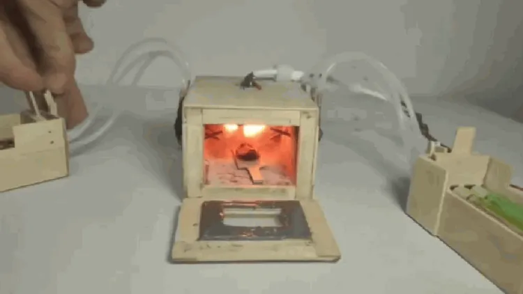 焚屍爐。翻攝自《bilibili》