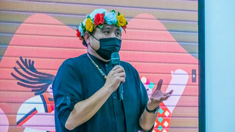 昊恩分享自己目前定居台東家鄉。古和純攝