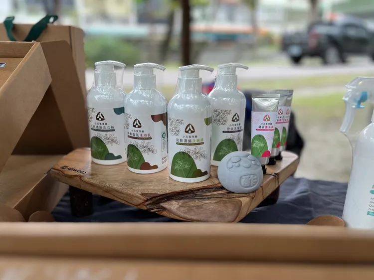 小花蔓澤蘭清潔用品。花蓮林管處提供