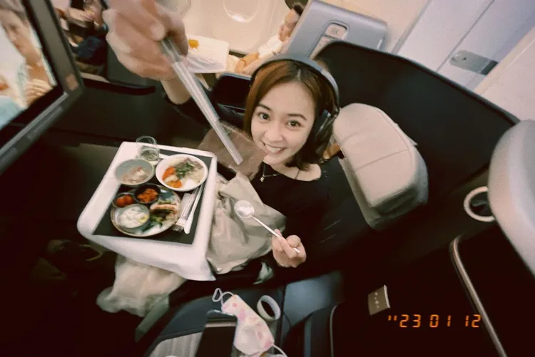 陳意涵曬出老公視角美照。翻攝陳意涵臉書