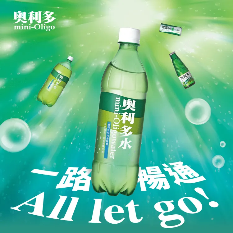 585ml保特裝奧利多水3/1起調漲售價為30元。翻攝自金車線上購