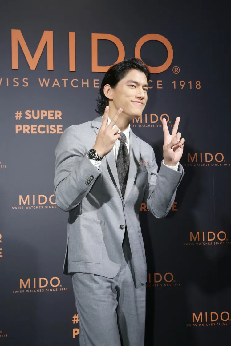 朱軒洋稱希望開始養成戴錶的習慣。朱世閎攝