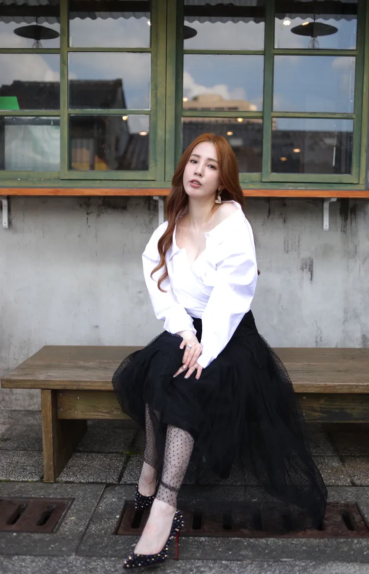 愛雅分享愛情觀。陳明中攝