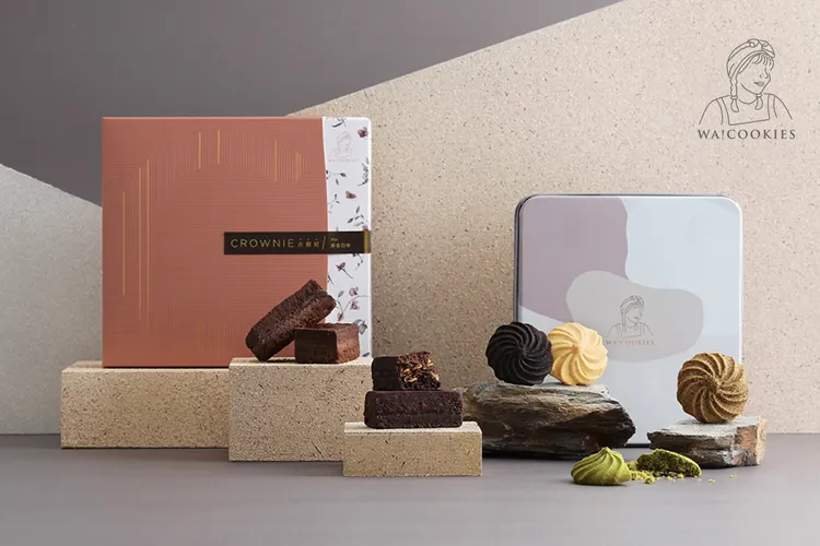 微風台北車站的WA!COOKIES也有曲奇餅乾禮盒，推薦價每盒369元起。業者提供