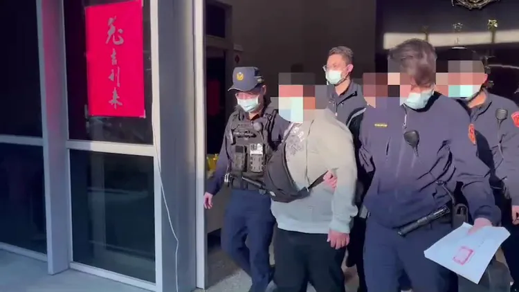 警方將嫌犯移送法辦。蘆洲警分局提供