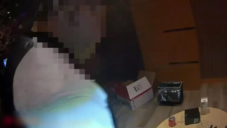 警方發現k他命吸管。蘆洲警分局提供