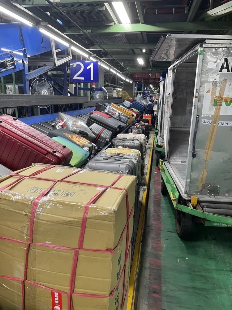 長榮航勤集體請假，導致航班大亂。長榮航空企業工會提供