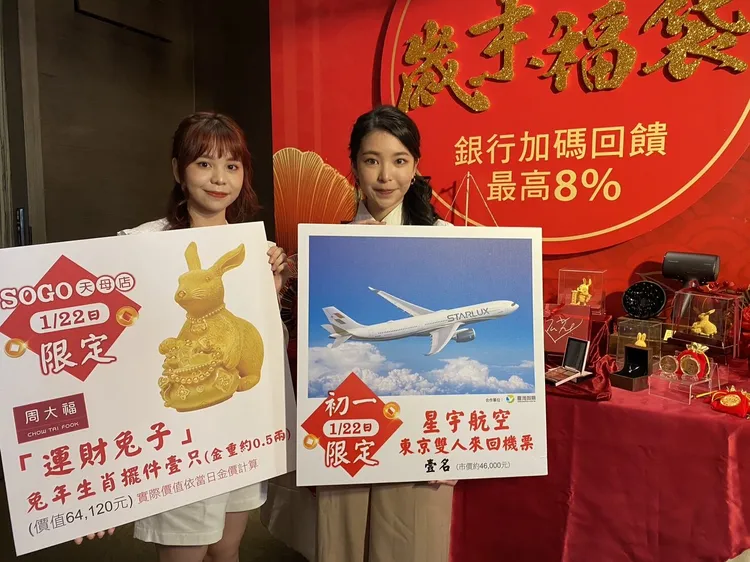 SOGO抽東京雙人機票。資料照片，陳怡文攝