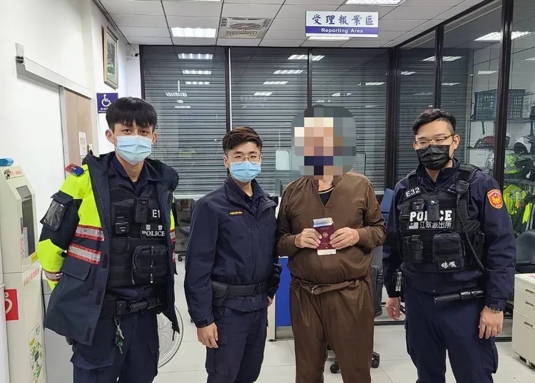 德國籍男子ALEX感謝警方協助。海山警分局提供