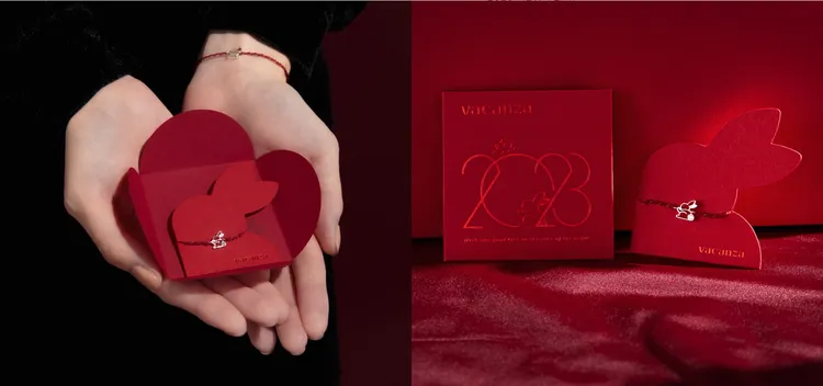 鹿港天后宮聯名祈願十二生肖純銀手鍊，售價880元。業者提供