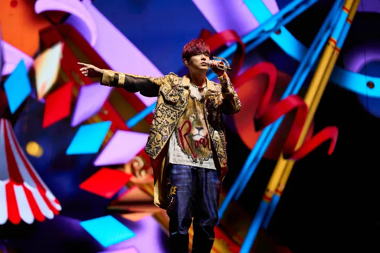 周杰倫演唱會舞台設計華麗，目不暇給。杰威爾提供