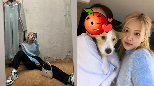 Rosé曬親姊合照神仙基因有遺傳 粉絲後悔做人「想變成那條狗」