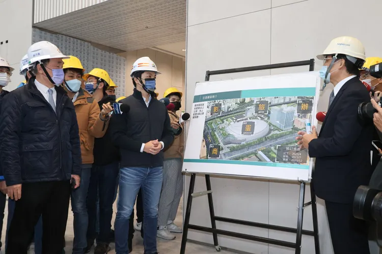 蔣萬安說，大巨蛋絕對要以賽事為首要考量。鄭孟晃攝