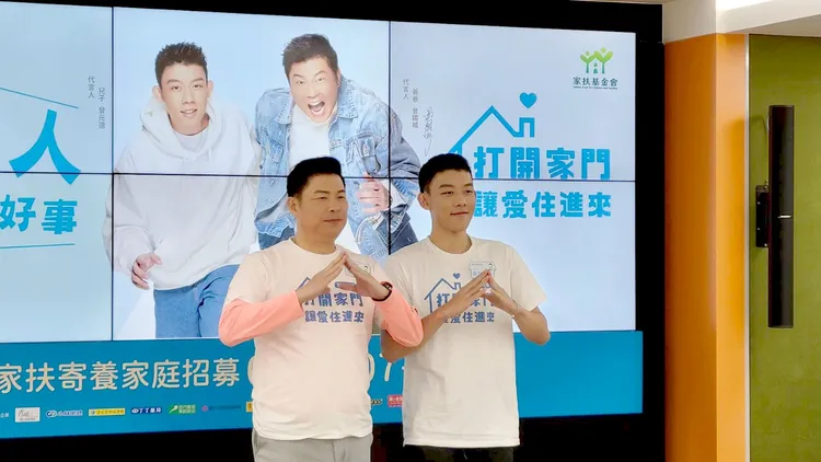 曾國城與兒子感情好。葉文正攝