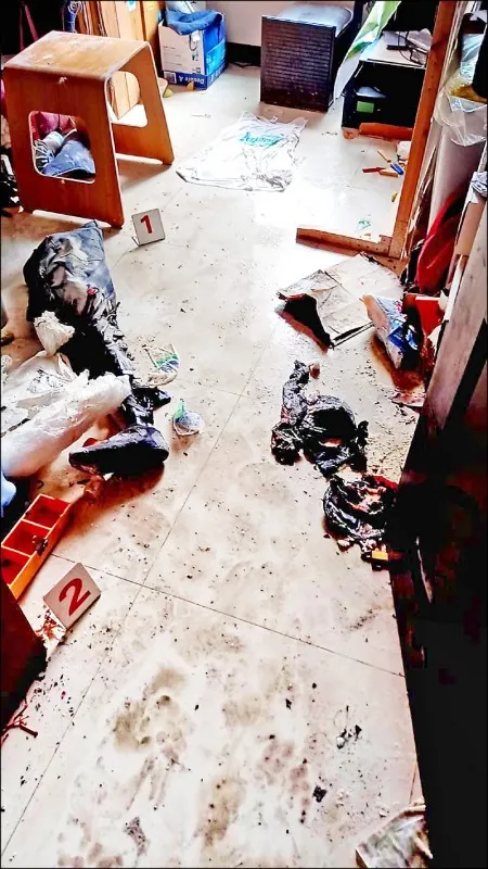 案發現場工作室。民眾提供