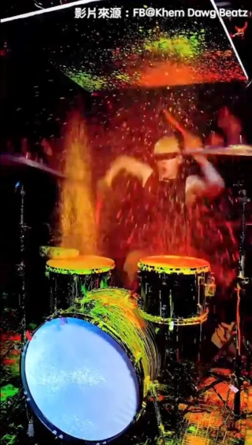 看過《陣頭》的，一定心裡默默的激昂吶喊著：跟我打～咚咚咚．．咚咚咚~ 吼嘿！。FB@Khem Dawg Beatz 提供