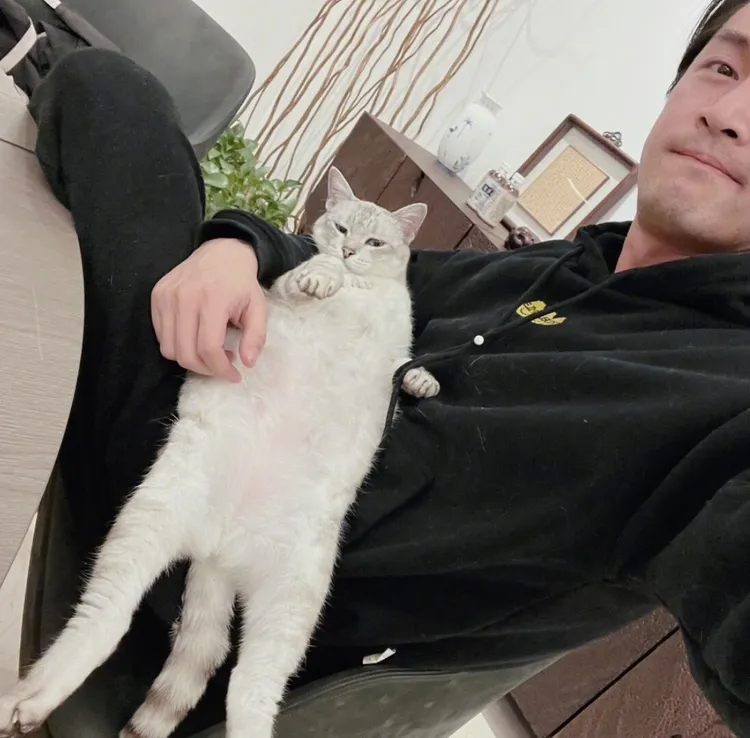 胡歌即使一臉鬍渣仍是被粉絲大讚帥氣。翻攝胡歌微博