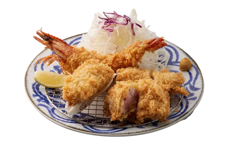 京都勝牛海陸三味熟成腰內豬排每份440元。業者提供