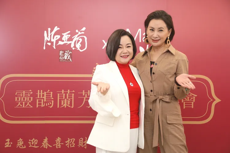 陳亞蘭今被老師測出未來運勢大吉。陳明中攝