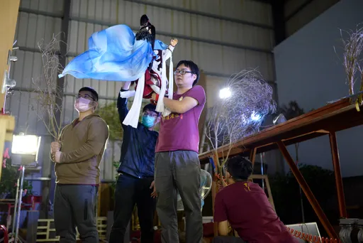 耗時3年升級攝影棚！劍塵影視開拍原創影集　再闖布袋戲市場