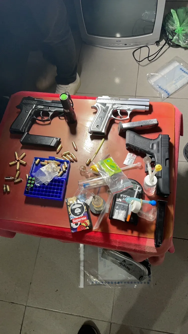 警查獲3把改造手槍。警方提供